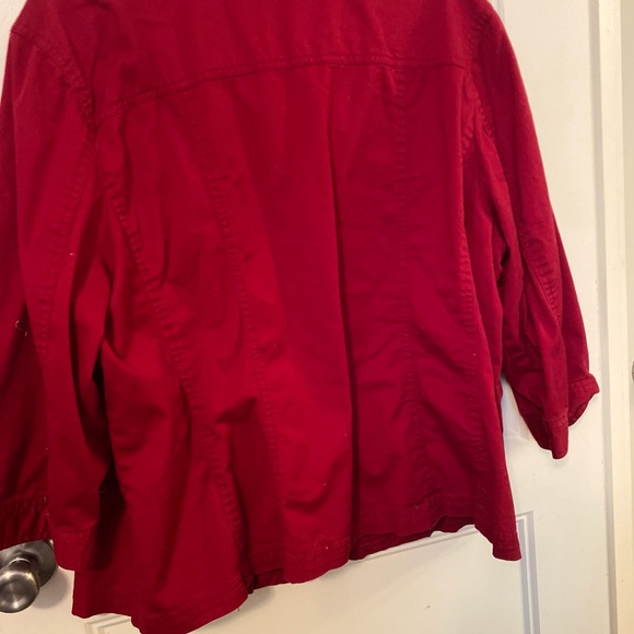 Jean jacket Red - Picture 4 of 4